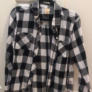 Checkered button down